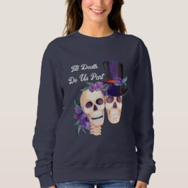 Moletom Até A Morte Nos Partir De Hoodie, Halloween Skulls