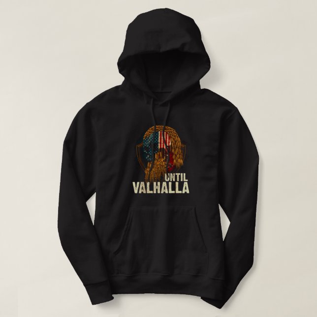 Moletom Até Valhalla Shirt (Frente do Design)