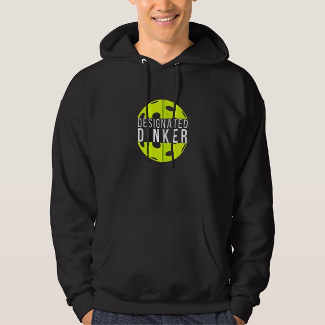 Moletom Ated Dinker Funny Pickleball Jogador de Jogadores  (Frente)