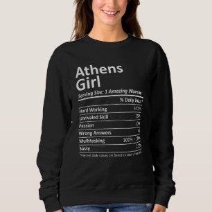 Moletom Athens Girl Al Alabama Funny City Home Roots Usa