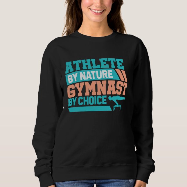 Moletom Athlete by Nature and Gymnast  Aerobic step & Gymn (Frente)