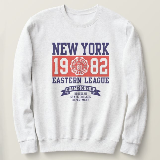 Moletom Athletic sport new york typography (Frente do Design)