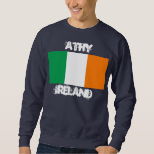 Moletom Athy, Ireland com bandeira irlandesa