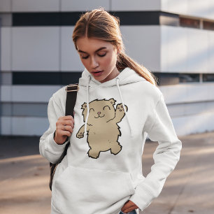 Moletom Ativando um Urso Sorridente Adorável