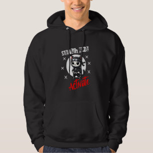 Moletom Ativar ca do modo furtivo Ninja no primeiro dia da