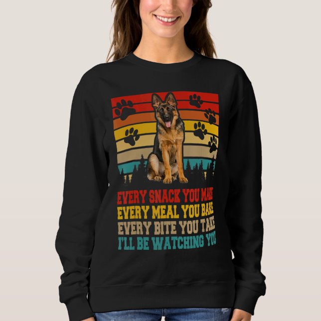 Moletom Atividades de Cachorro german shepherd Corresponde (Frente)