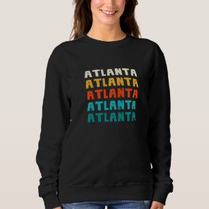 Moletom Atlanta Georgia Vintage Ga Retro Collection Americ