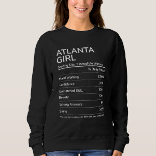 Moletom Atlanta Girl Funny Georgia Hometown