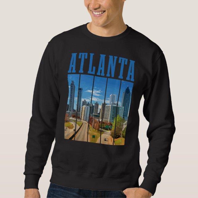 Moletom Atlanta Skyline Atl Georgia Vintage Pride (Frente)