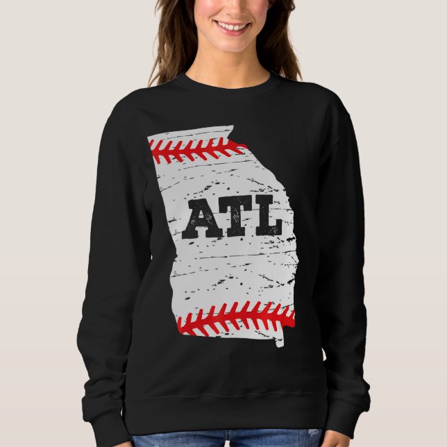 Moletom Atlanta Softall Map Atlanta Softball Pai (Frente)