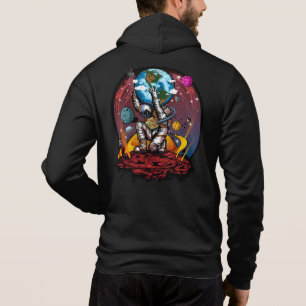 Moletom Atlas Astronauta Segurando a Terra Galáxia de Mart