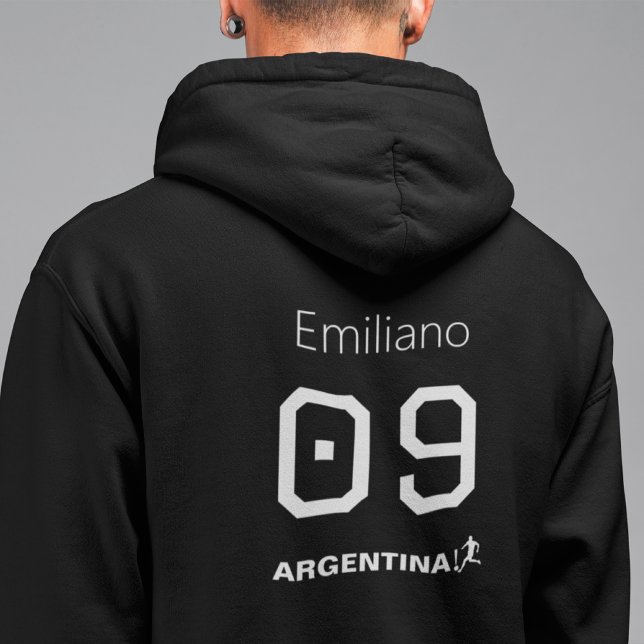Moletom Atleta Argentino Monocromático Personalizado (Criador carregado)
