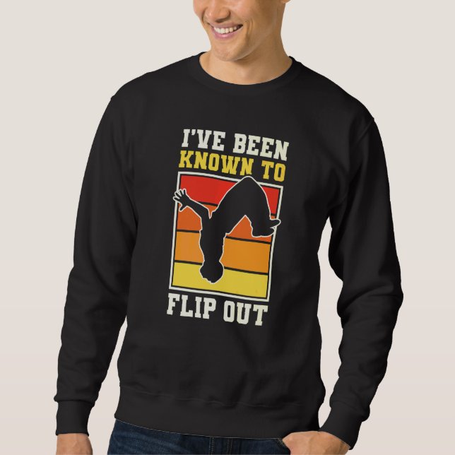 Moletom Atleta de Parkour Freerunning Traceur Backflip IVe (Frente)
