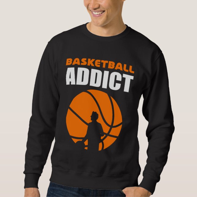 Moletom Atleta Viciado em Basquete (Frente)