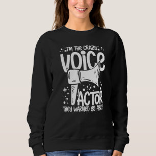Moletom Ator de Voz Locutor Atriz Talento de Atuação Voz