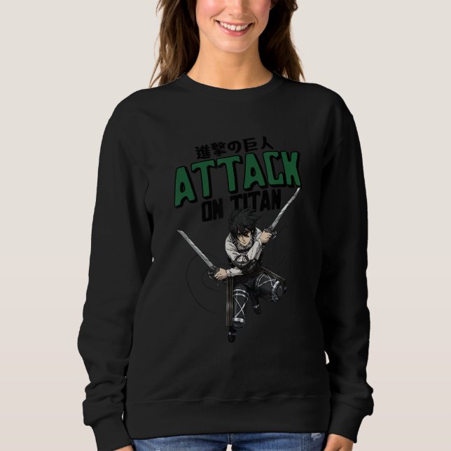 Moletom Attack on Titan Season 4 Mikasa with Title (Frente)
