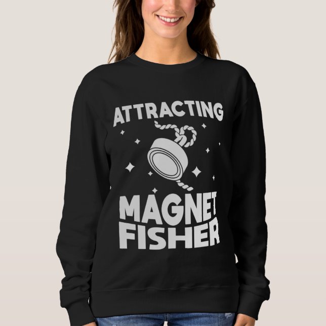 Moletom Attracting Magnet Fisher Environmentalism Magnetic (Frente)
