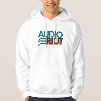 Moletom Audio Riot White Band Logo Hoodie