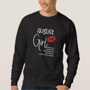 Moletom August Girl Odiada Por Muitos Amados Pelo Aniversá