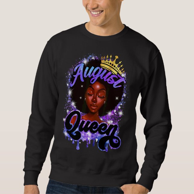 Moletom August Queen Black Queen (Frente)