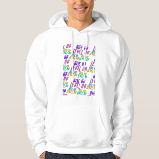 Moletom Aumente o Nível para Cima e Coloque Hoodie Positiv