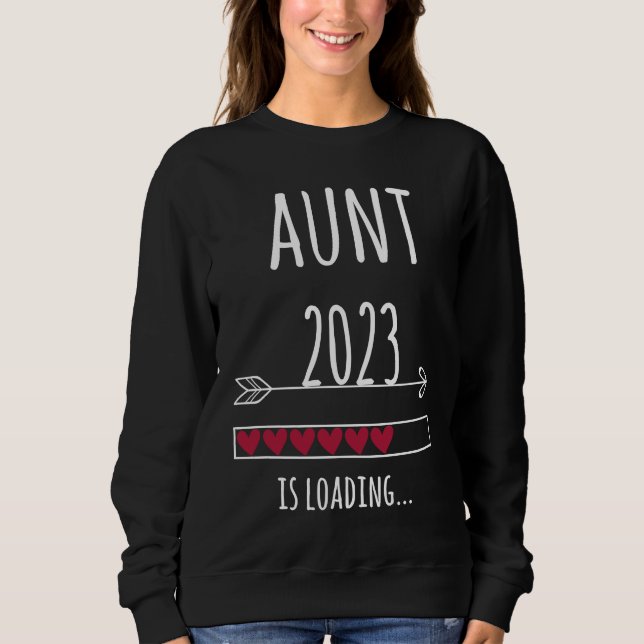 Moletom Aunt 2023 pregnancy loading (Frente)