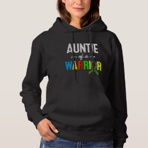 Moletom Auntie Of A Warrior Autism Awareness Support