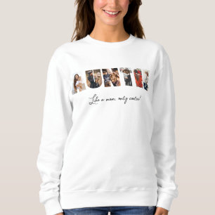 Moletom Auntie Photo Collage Sweatshirt