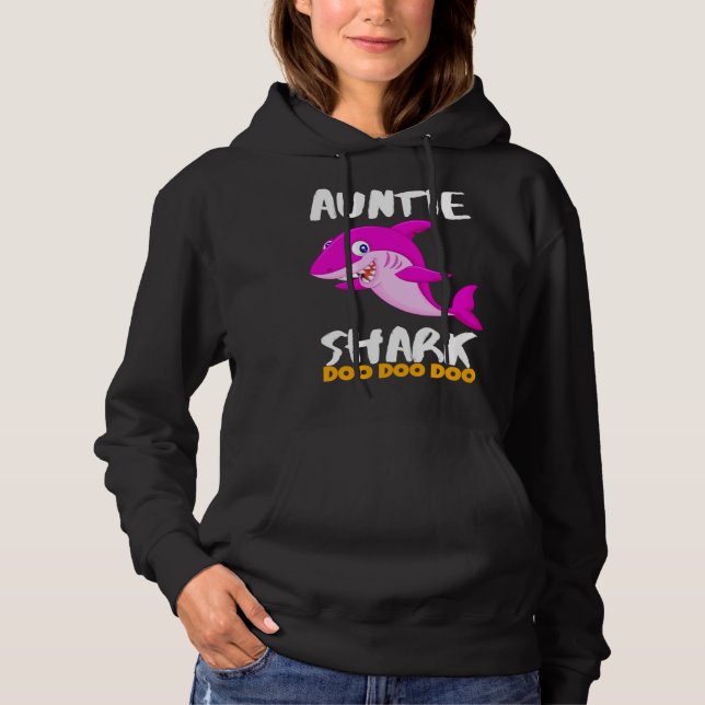 Moletom Auntie Shark  Last Minute (Frente)