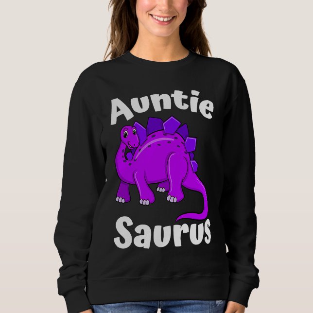 Moletom Auntsaurus Aunt Dinosaur  Dino (Frente)