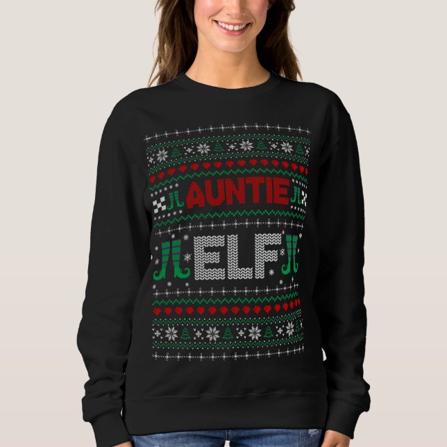 Moletom Aunty Elf Ugly Christmas Sweater (Frente)