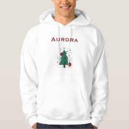 Moletom Aurora Winter Vector Hoodie – Minimal Modern Graph