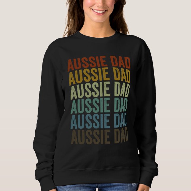Moletom Aussie Dad Australian Shepherd Dog Dog Dad (Frente)