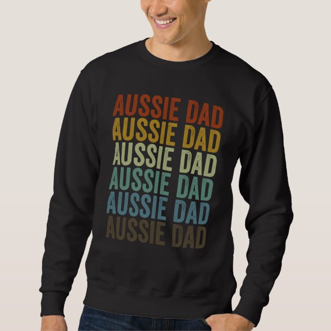 Moletom Aussie Dad Australian Shepherd Dog Dog Dad (Frente)