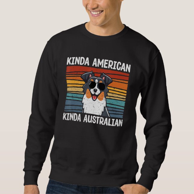 Moletom Aussie  Graphic Women Men Kid Australian Shepherd  (Frente)
