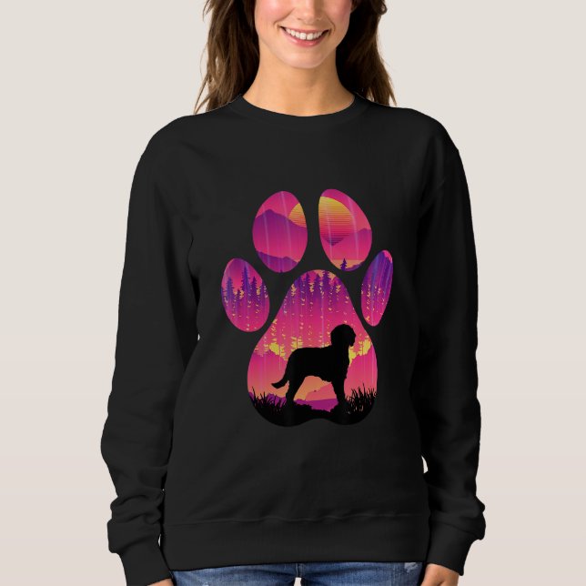 Moletom Aussiedoodle Paw Mom Dad Dog  Women Men (Frente)