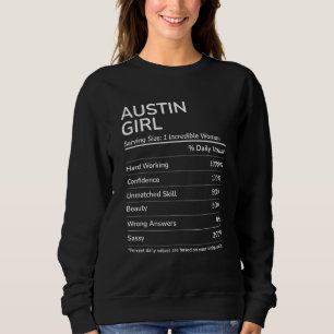 Moletom Austin Girl Texas Hometown