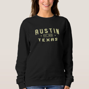 Moletom Austin Texas 1839 Tx American Austinite Reside