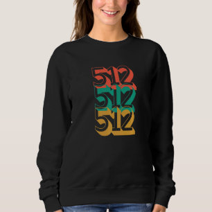 Moletom Austin Texas 512 Código de área Legal Oitenta Insp