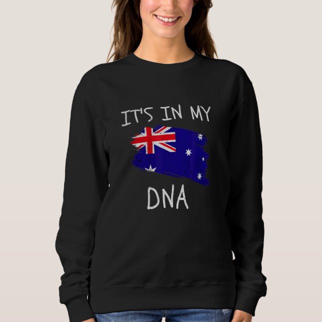 Moletom Australia Flag It's in my DNA Patriotic Australian (Frente)