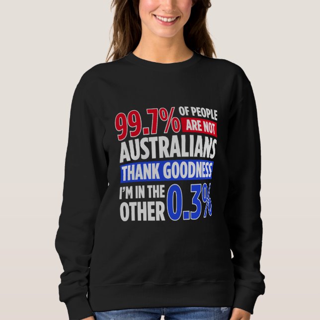 Moletom Australia For Proud Australian Aussie Australia Ro (Frente)