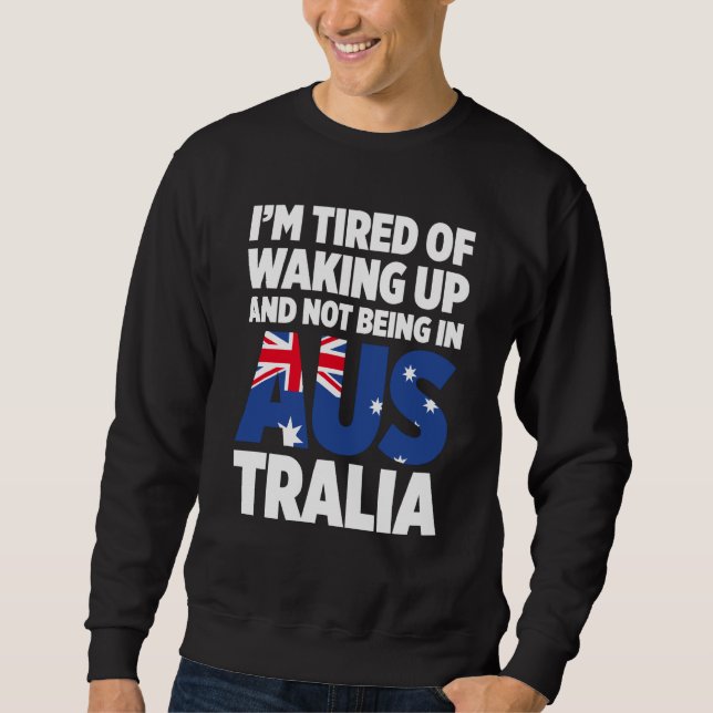 Moletom Australia For Proud Australian Aussie Australia Ro (Frente)