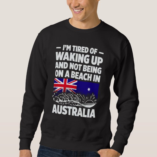 Moletom Australia For Proud Australian Aussie Australia Ro (Frente)