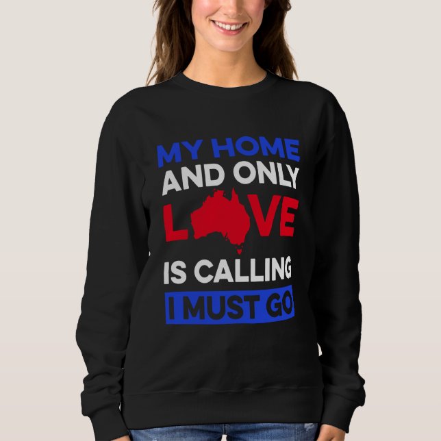 Moletom Australia For Proud Australian Aussie Australia Ro (Frente)