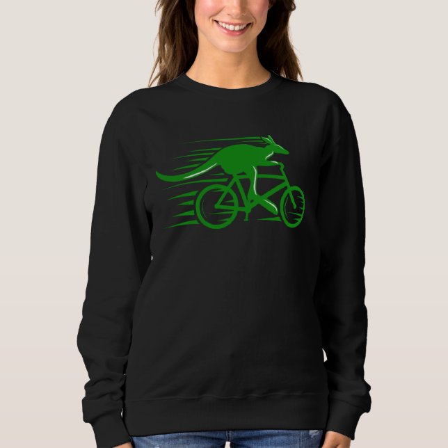 Moletom Australia Kangaroo Cyclist Cycling Biking  Summer (Frente)