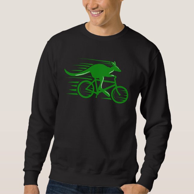 Moletom Australia Kangaroo Cyclist Cycling Biking  Summer (Frente)