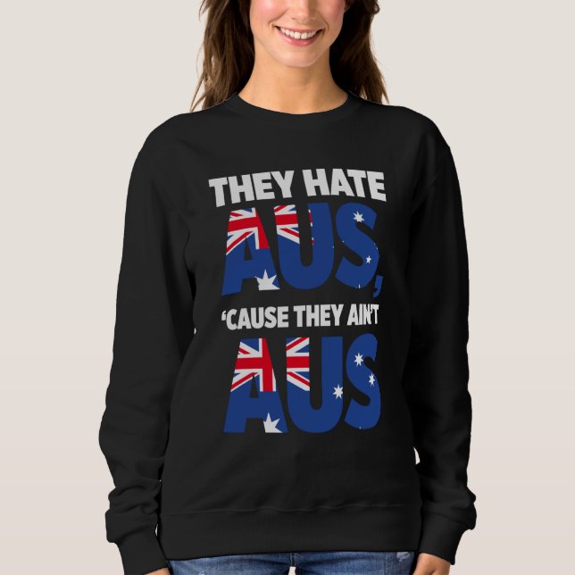 Moletom Austrália Para Australiano Orgulhoso Aussie Austrá (Frente)