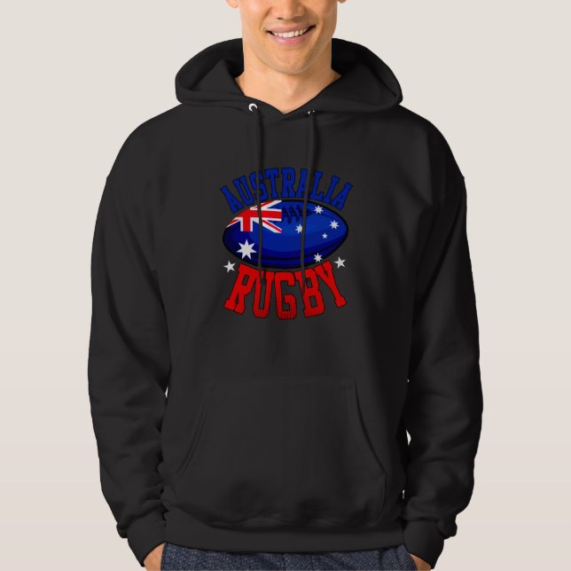 Moletom Australia Rugby Sports Player  Aussie Fan Australi (Frente)