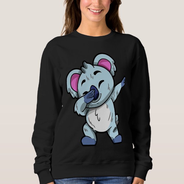 Moletom Australian Animals Cute Dabbing Koala Bear (Frente)