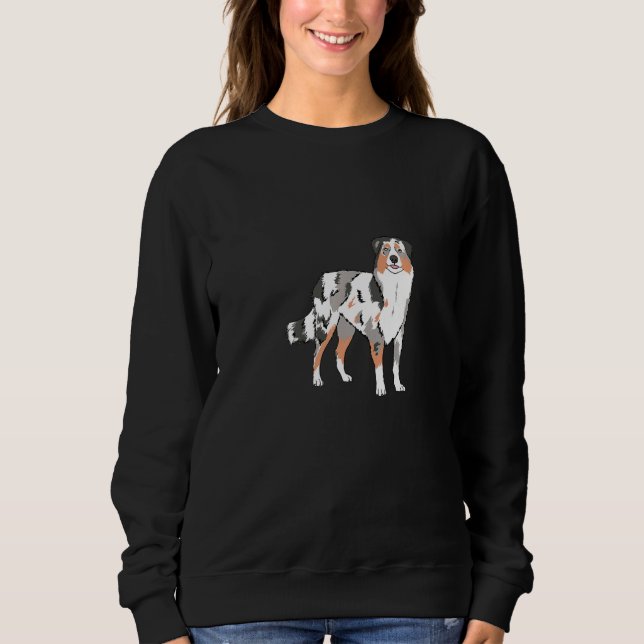 Moletom Australian Shepherd Dog Funny Design Premium (Frente)